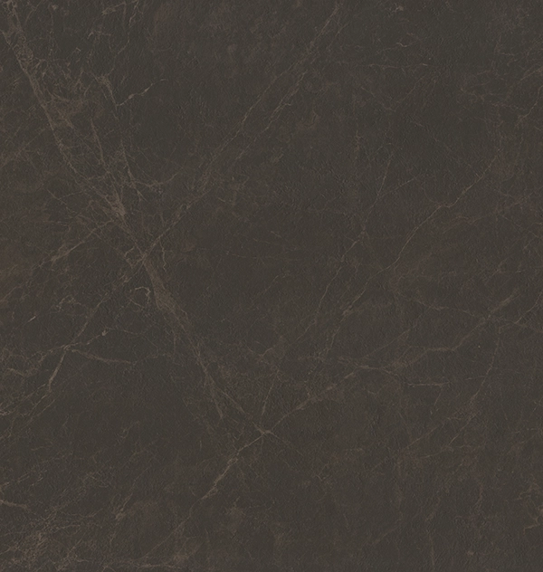 Dark brown marble surface with light veining and natural texture.