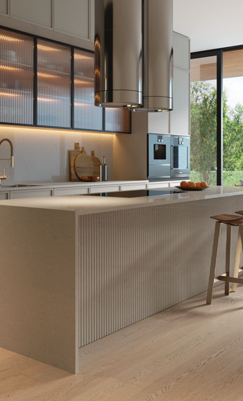 Caesarstone 4030 Oyster Kitchen