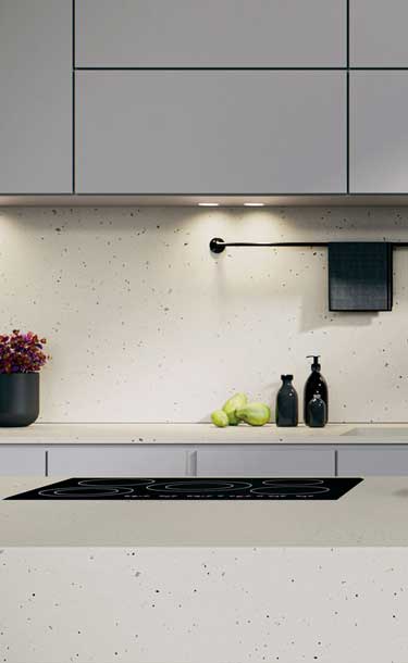 Caesarstone 4601 Frozen Terra Kitchen