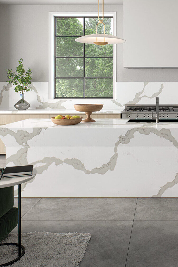 Quartz Countertop: 5114 Calacatta Maximus | Caesarstone