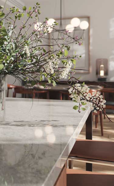 Caesarstone 5133 Symphony Grey Kitchen