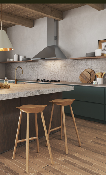 Caesarstone 6046 Moorland Fog Kitchen