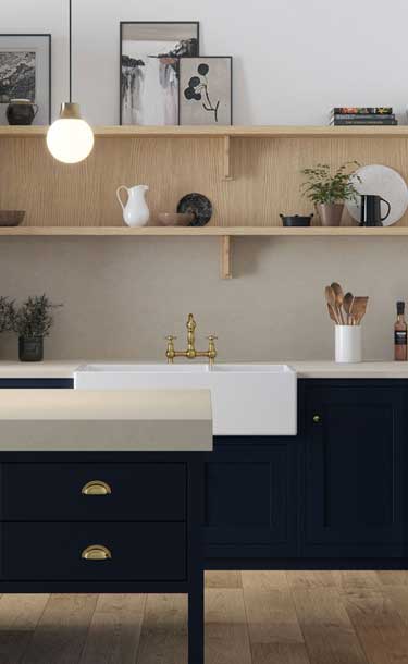 412 Beige Ciment Porcelain Countertop: Kitchens & Bathrooms