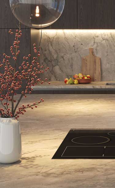 Caesarstone Porcelain - 512 Transcenda Kitchen