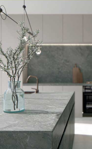 Caesarstone Porcelain - 533 Silverdrop Kitchen