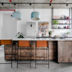 Maya SLOW interior architecture residential Kitchen - Caesarstone