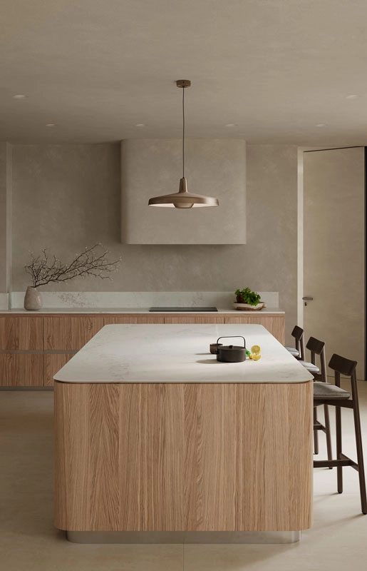 Caesarstone ICON 8100 Calacatta Lacebound Kitchen