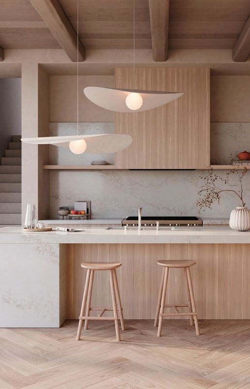 Caesarstone ICON 8100 Calacatta Lacebound Kitchen