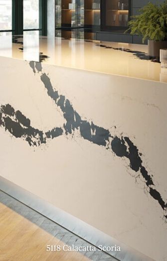 Calacatta Scoria island