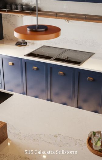 Calacatta Stillstorm kitchen and backsplash