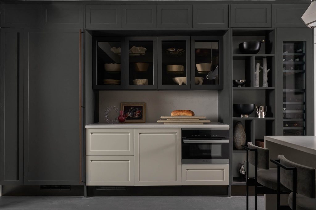 2026 Upper East Side Residence Modern kitchen with 5000 London Gray surface Kitchen Real JLW Interiors